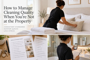 How to Manage Cleaning Quality When You’re Not at the Property