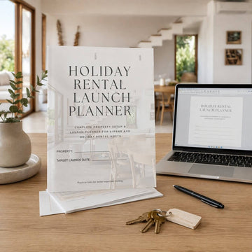 Holiday Rental Launch Planner cover for Airbnb hosts and property managers