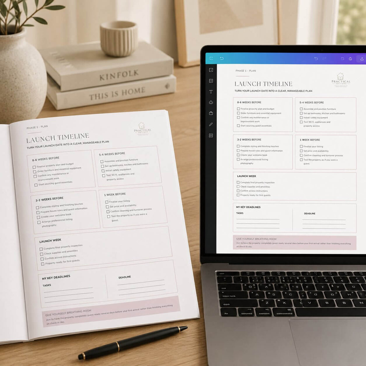 Ready to Go Live checklist for launching a holiday rental